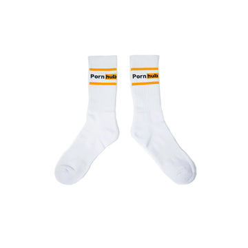 Orange Stripe Sport Sock