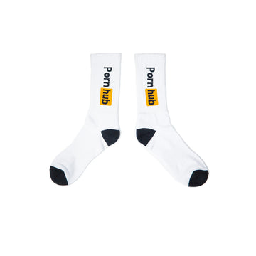 Sportsocke mit vertikalem Logo