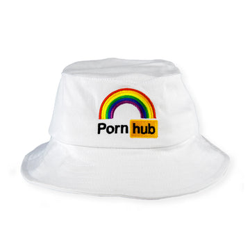 Weißer PRIDE Fischerhut