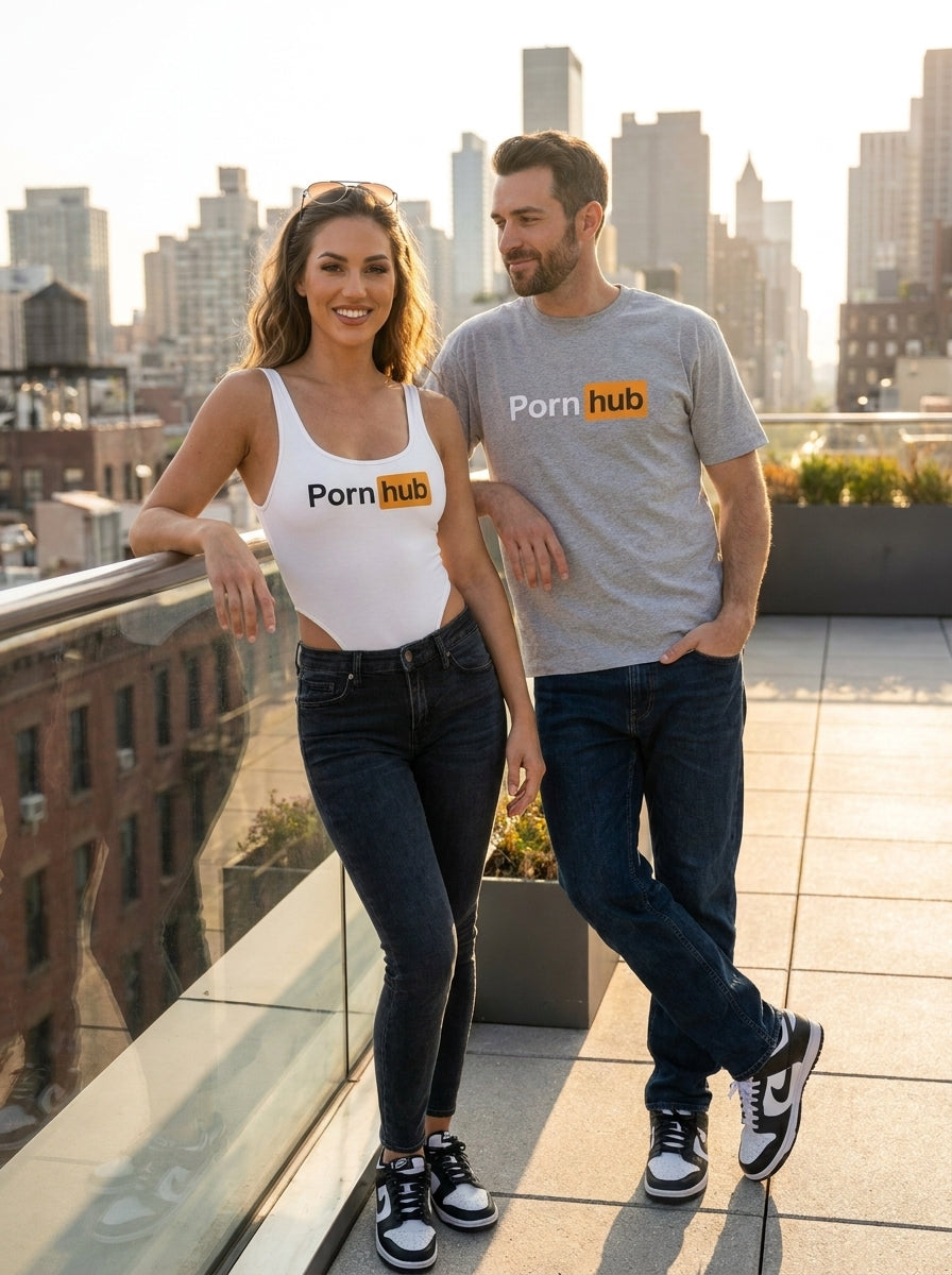 Pornhub Apparel White Thong