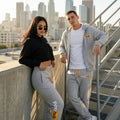 Heather Grey Classic Logo Sweatpants