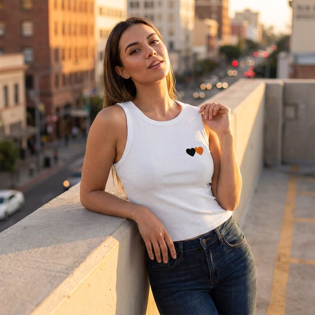 Pornhub Apparel Double Hearts Tank