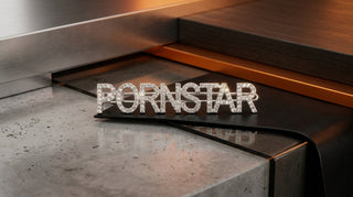 Pornstar Bobby Pin: Close-up of pin's textured grip, showcasing the subtle curve and dark finish