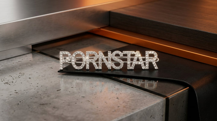 Pornstar Bobby Pin: Close-up of pin's textured grip, showcasing the subtle curve and dark finish