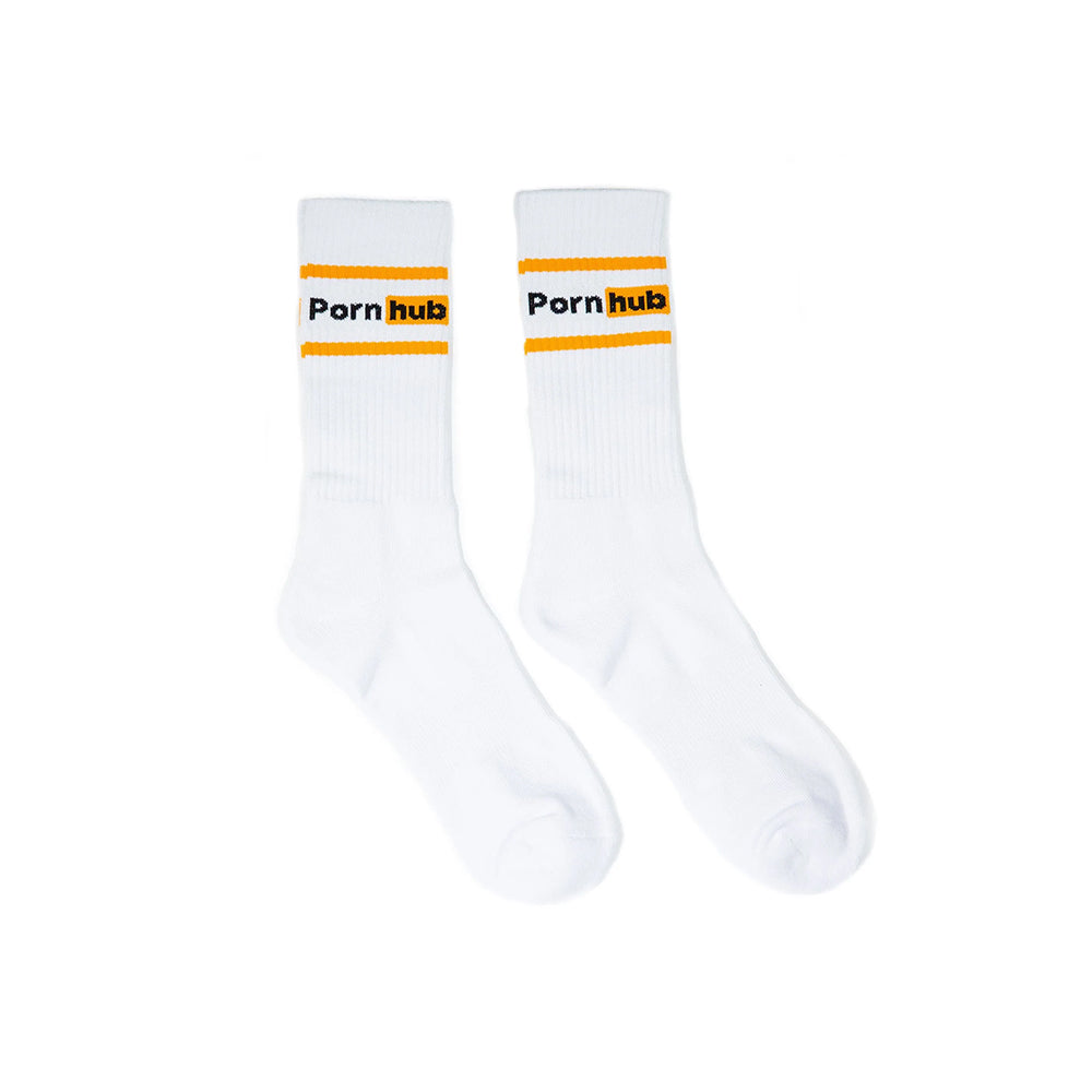 Orange Stripe Sport Sock