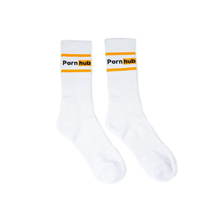 Orange Stripe Sport Sock