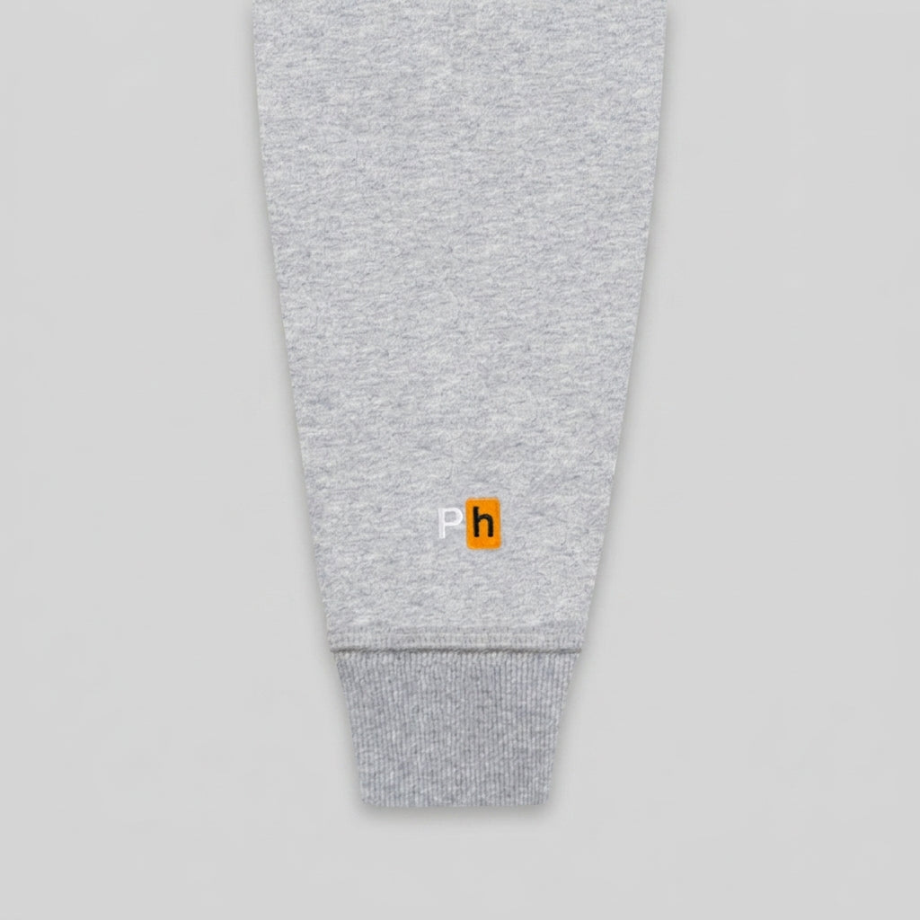 Classic Logo Crewneck Heather Grey premium cotton