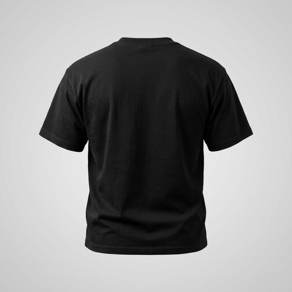 Black Embroidered T-Shirt
