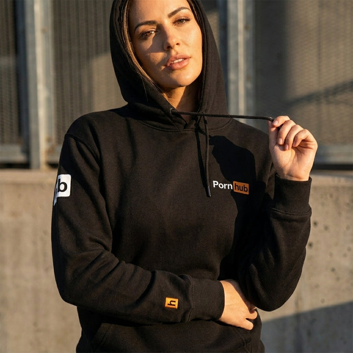 Pornhub Apparel Black Embro