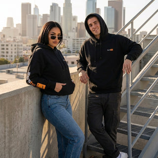 Pornhub Apparel Black Embroidered Hoodie