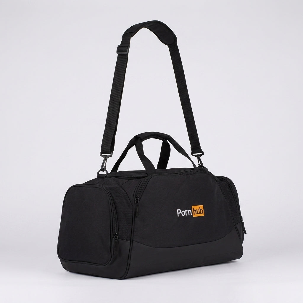 Pornhub Apparel Gym Bag, black