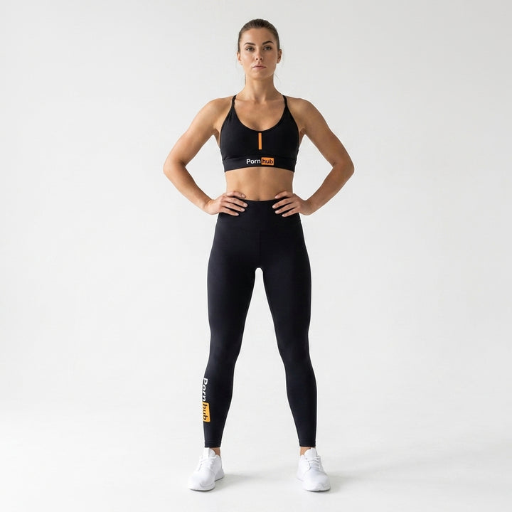 Pornhub Apparel Leggings: Black