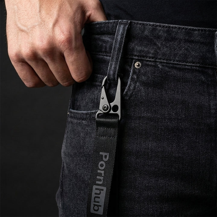 Secure & Stylish Black Metal Lobster Claw