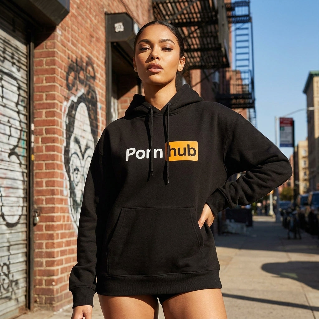 Pornhub Apparel Black Classic Logo