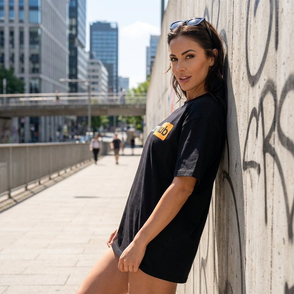 Pornhub Apparel Black Classic