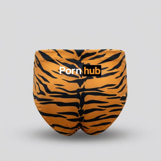 Pornhub Tiger Print Swim Brief