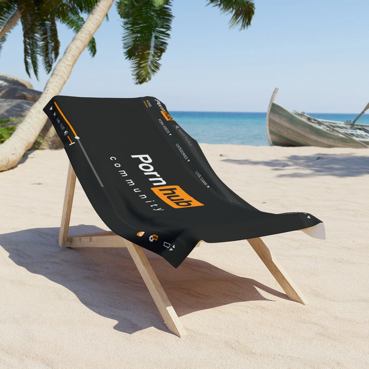 Pornhub Community Beach Towel: