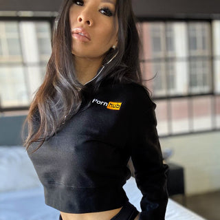 Cropped Half Zip Sweater