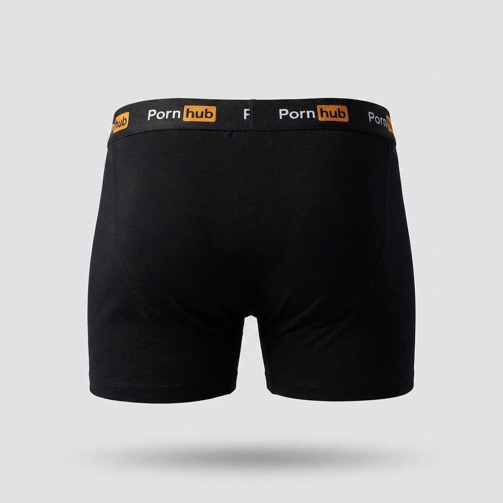 Pornhub Apparel Black Boxer Briefs