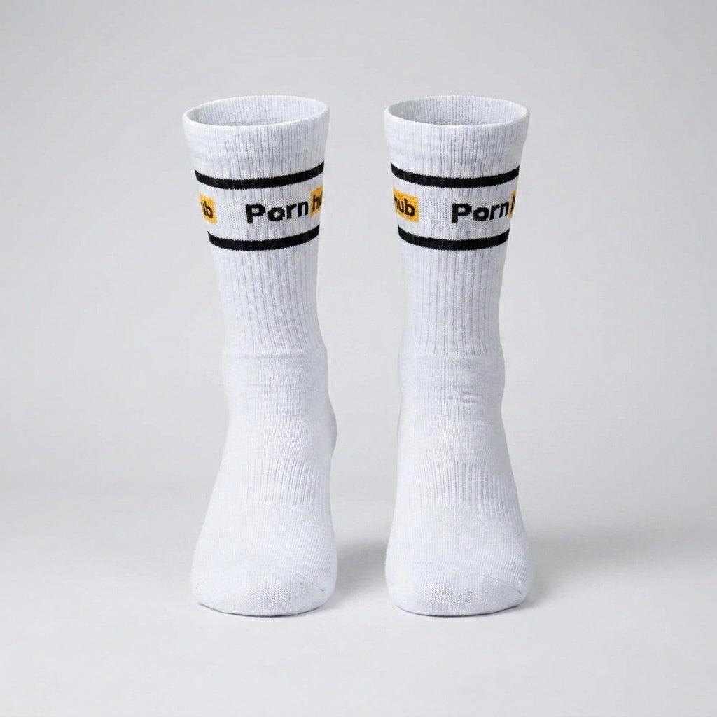 Black Stripe Sport Sock: Single black