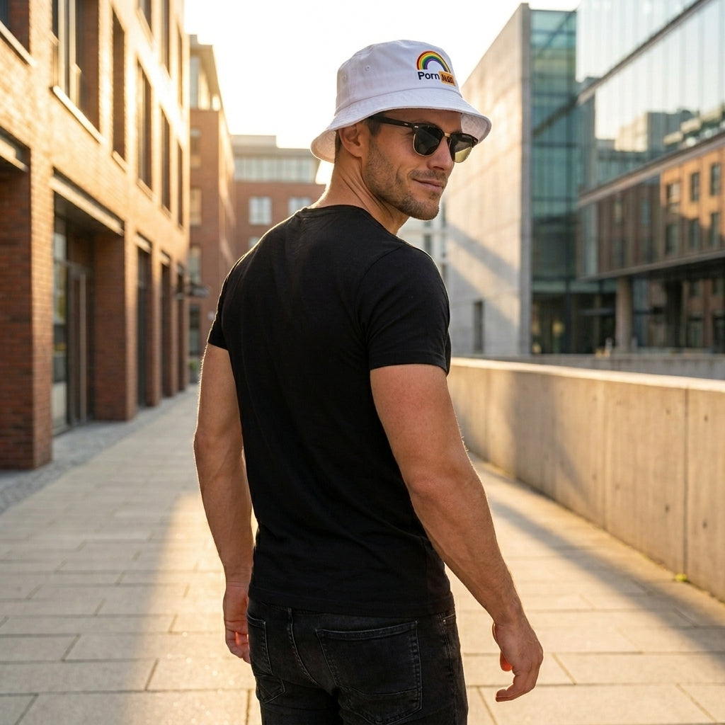Pornhub Apparel PRIDE White Bucket