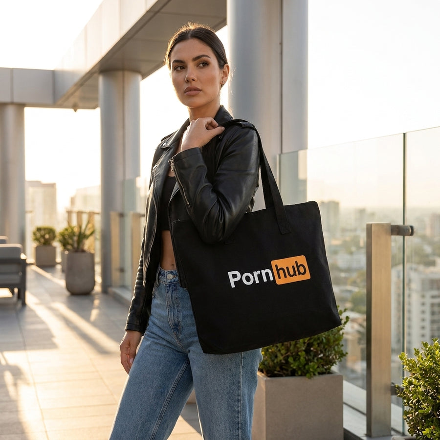 Pornhub Apparel Tote Bag,
