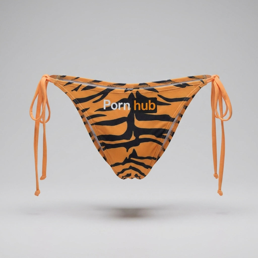 Pornhub Apparel Tiger Print Bikini
