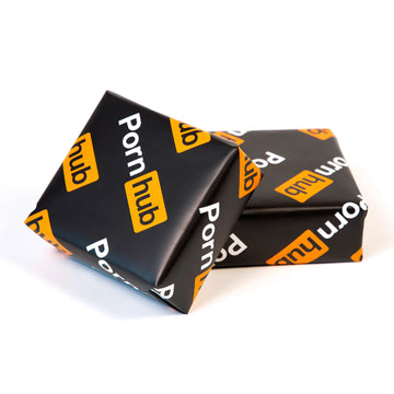 Pornhub Wrapping Paper - Black