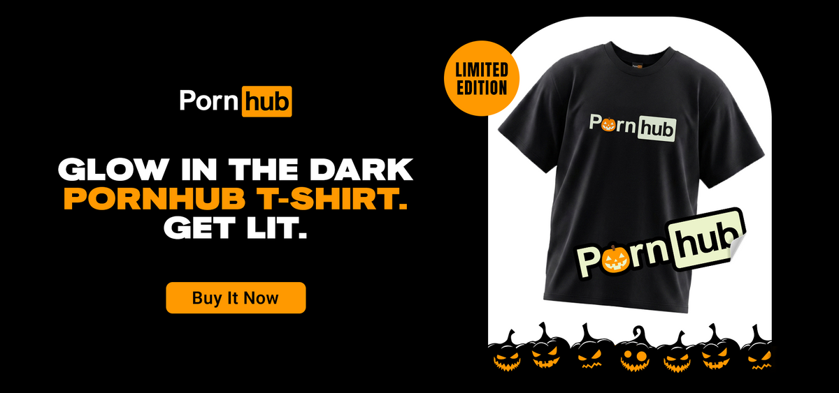 Glow in the dark pornhub T-shirt