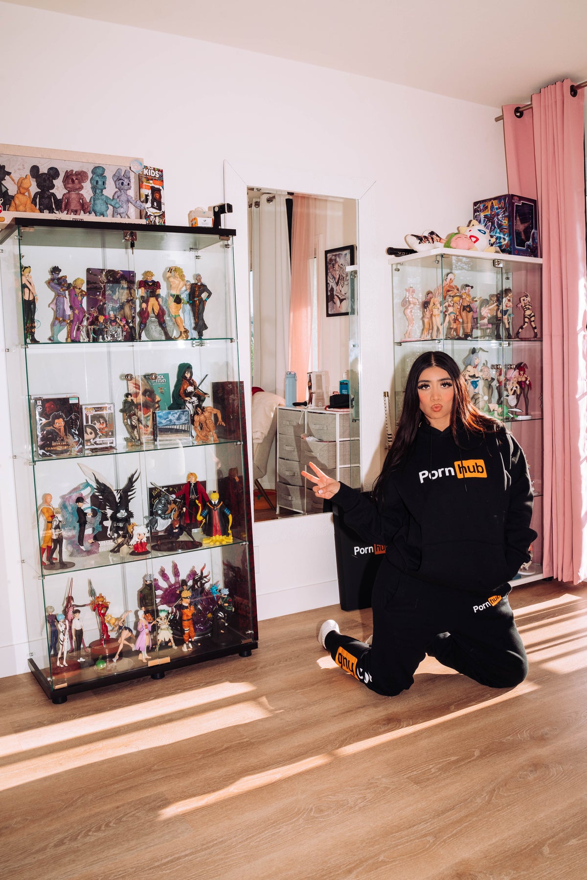 Black Classic Logo Hoodie