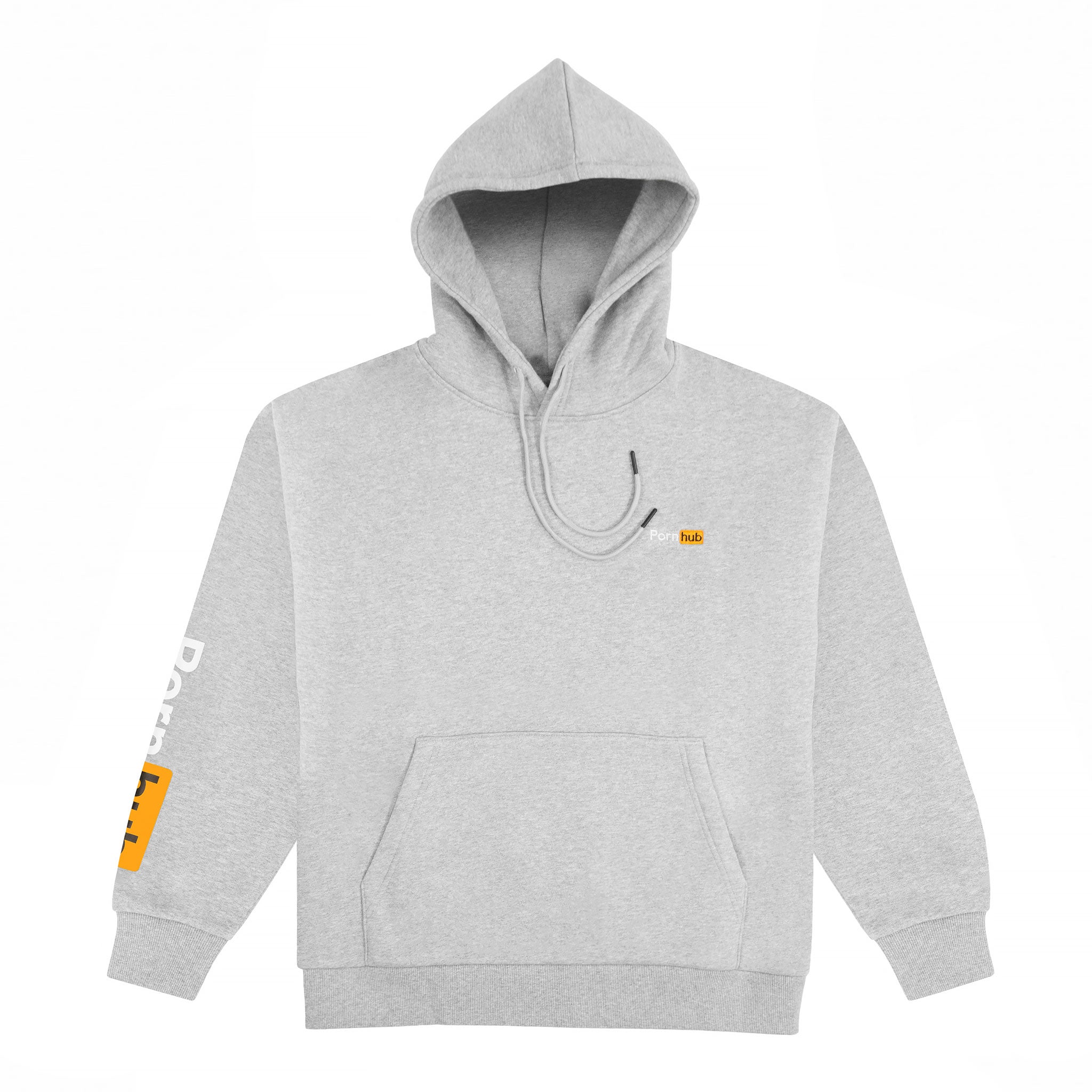 Heather Grey Embroidered Hoodie