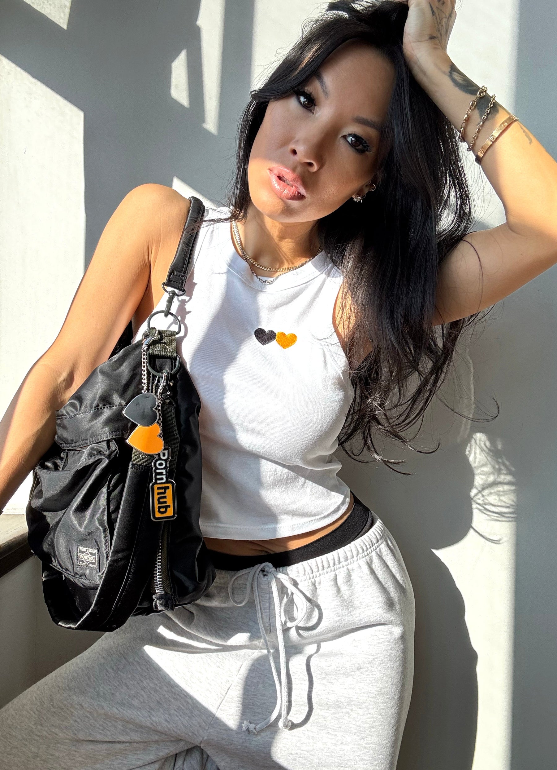 Double Hearts Tank Top