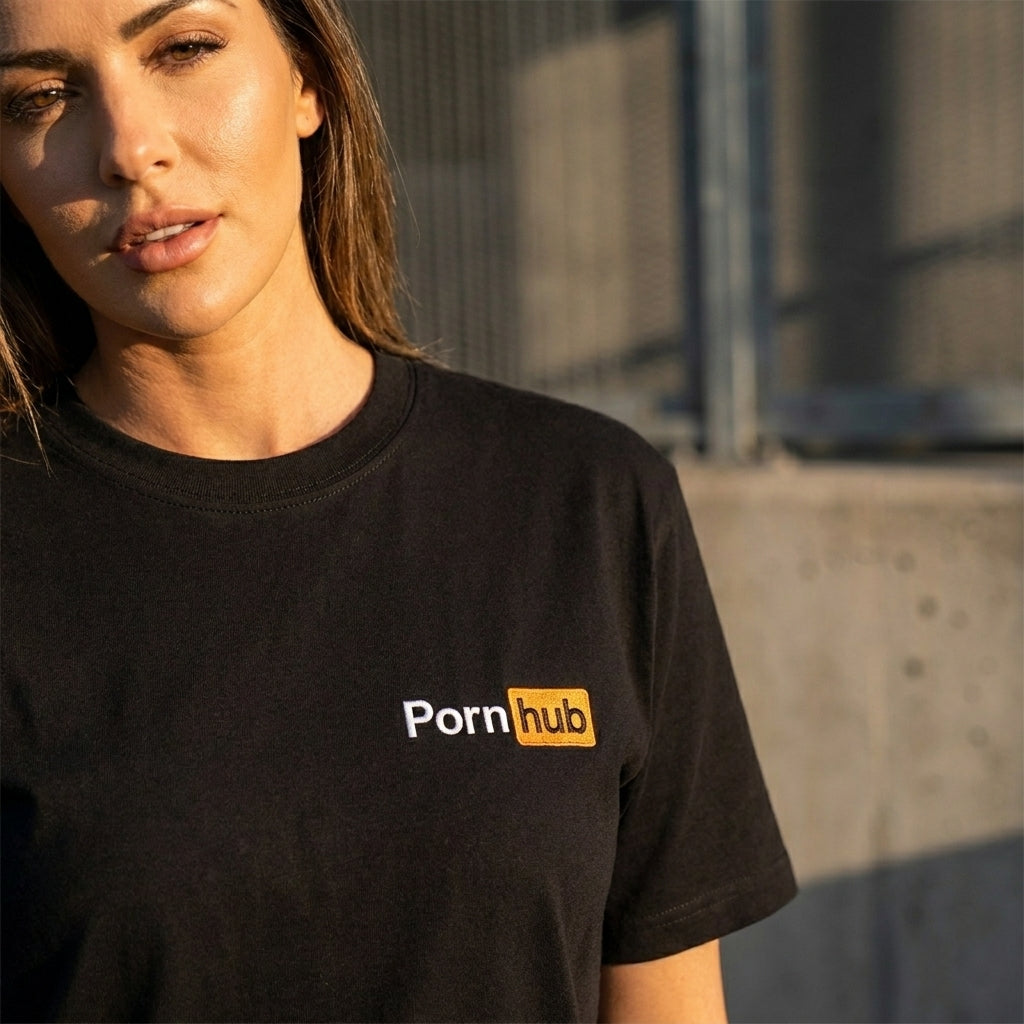Pornhub Apparel Black Embro