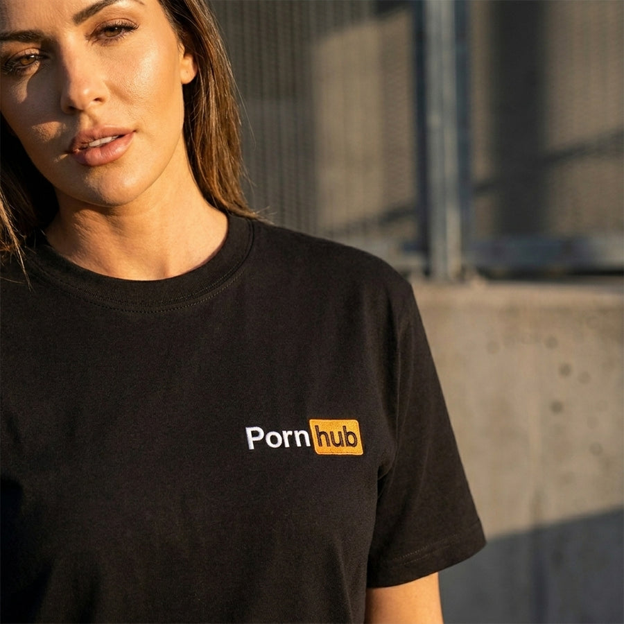 Pornhub Apparel Black Embro