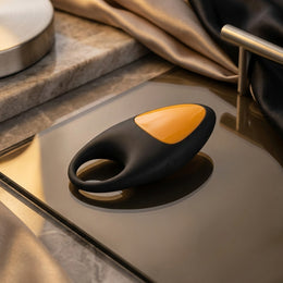 Turbo Cock Ring black silicone,
