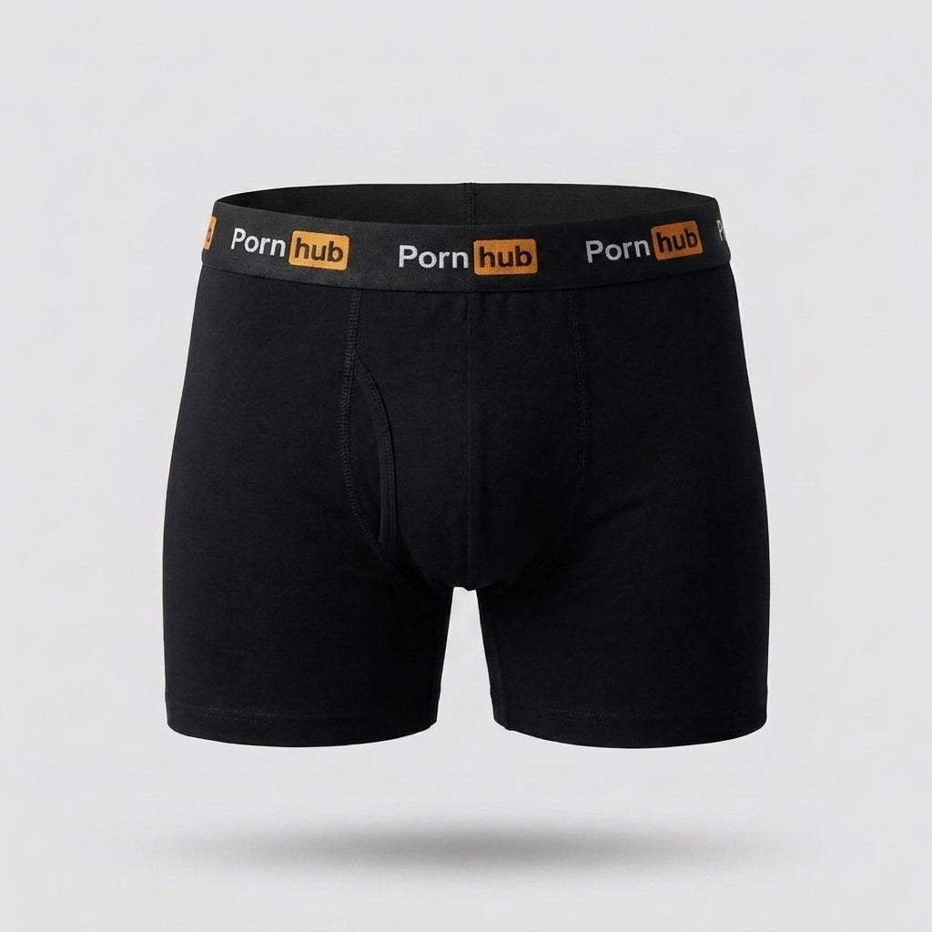 Pornhub Apparel Black Boxer Brief
