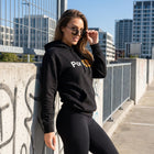 Black Classic Logo Hoodie
