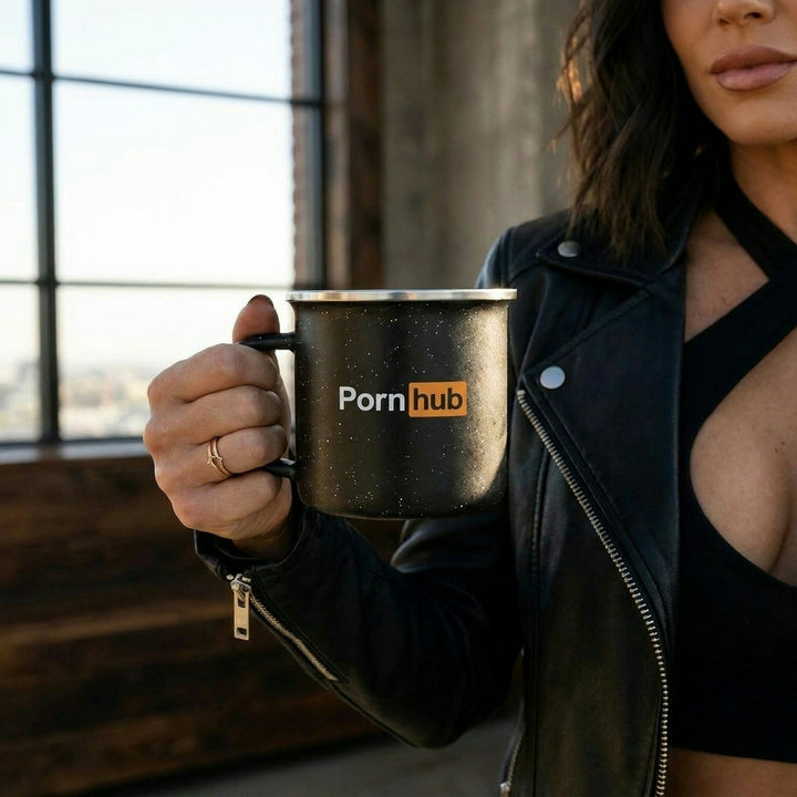 Pornhub Apparel Enamel Mug