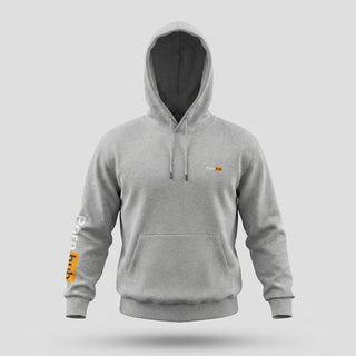 Heather Grey Embroidered Hoodie