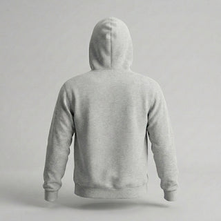 Heather Grey Classic Logo Hoodie: