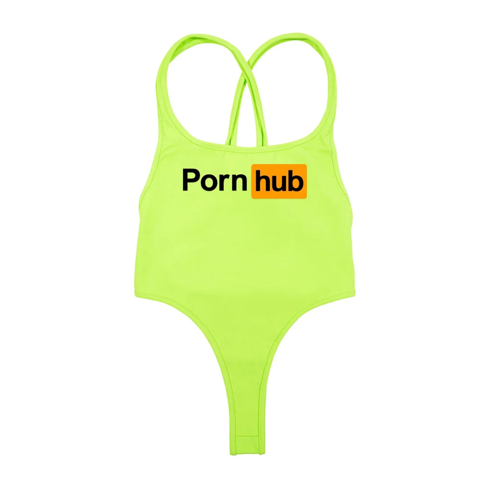 Pornhub Neon Green Thong Bodysuit Official Pornhub Shop