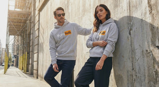Heather Grey Classic Logo Hoodie [cvid:bc9ca425-ebd6-4978-8e2c-d3a9cd7973e1]